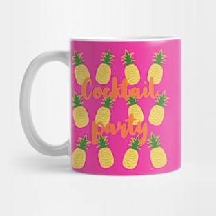 Pineapples Cocktail Party Mug